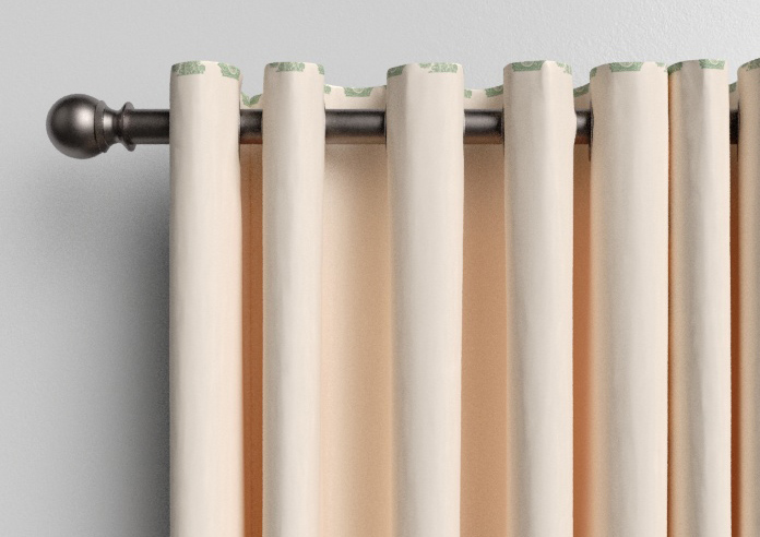 Petal & Block Paisley Mist, Neem - Made to Measure Curtains - Image 12